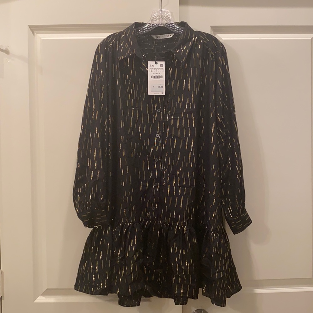 Black and Gold Dress